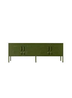 The Standard storage units metallic TV unit