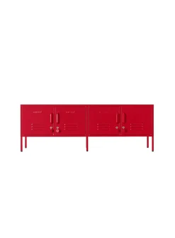 The Standard storage units metallic TV unit