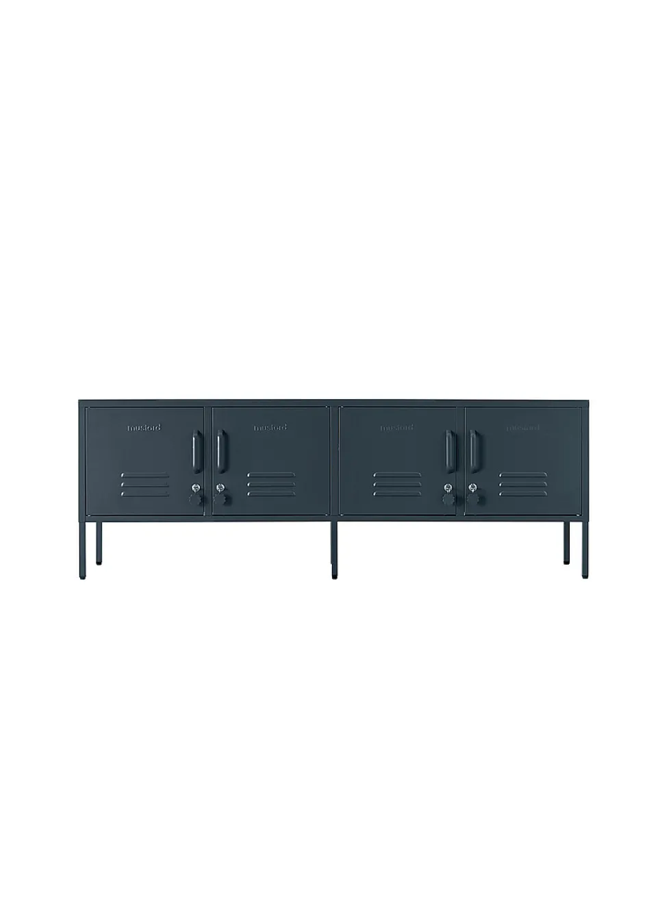 The Standard storage units metallic TV unit