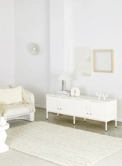 The Standard storage units metallic TV unit