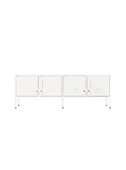 The Standard storage units metallic TV unit