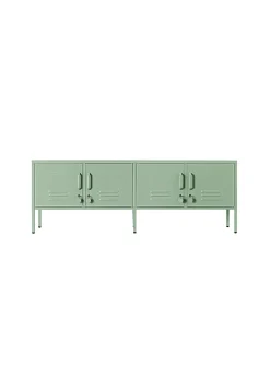 The Standard storage units metallic TV unit