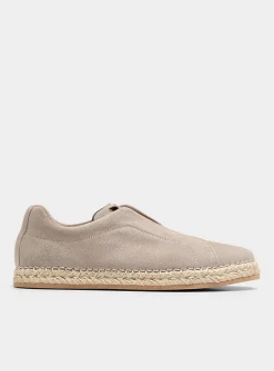 Thiago taupe suede espadrilles