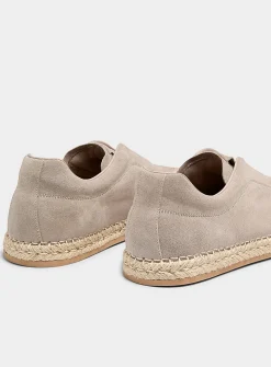Thiago taupe suede espadrilles