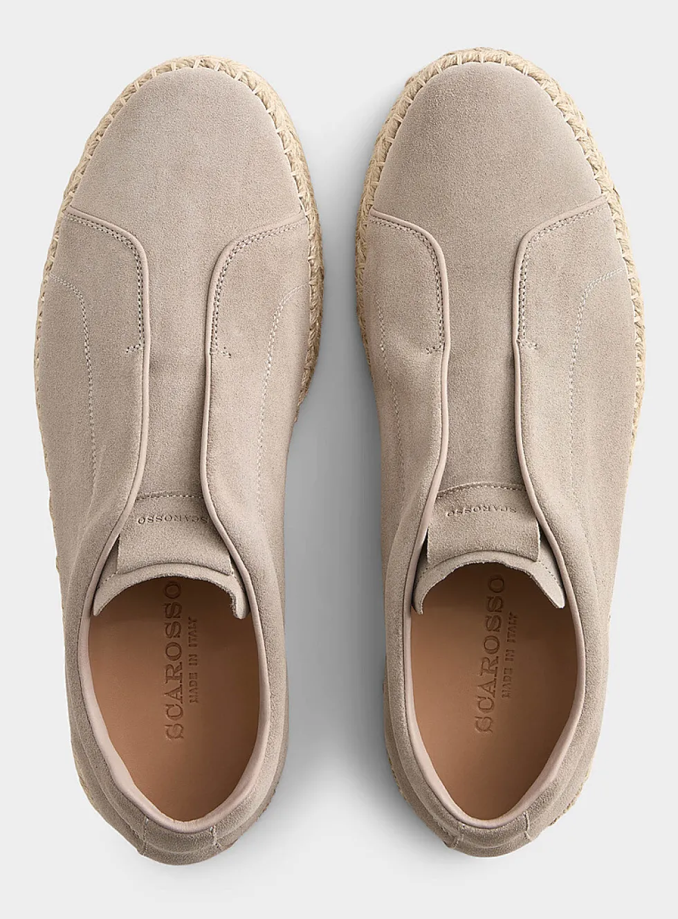 Thiago taupe suede espadrilles