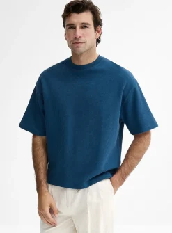 Thick textured jersey T-shirt