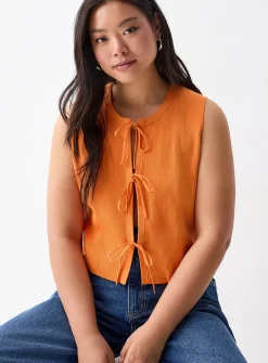 Three bows sweater vest
