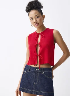 Three bows sweater vest