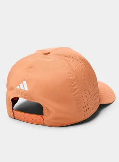 Three-stripe semi-structured cap