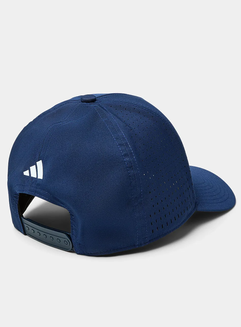 Three-stripe semi-structured cap