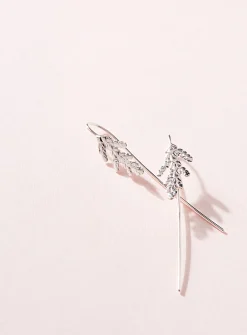 Thuja cedar long earrings