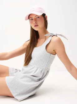 Tie-strap romper