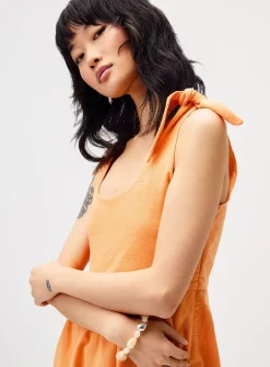 Tie-strap romper