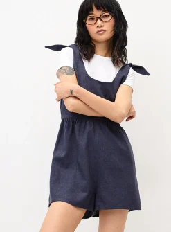 Tie-strap romper