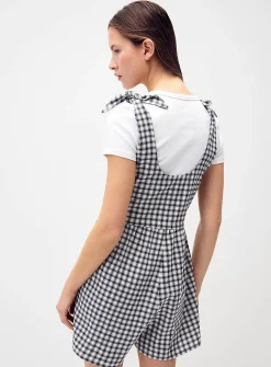 Tie-strap romper