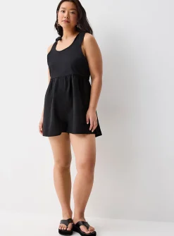 Tie-strap romper