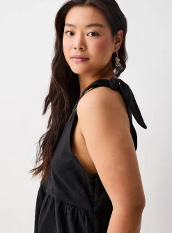 Tie-strap romper