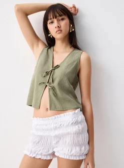 Tie-up reversible cami
