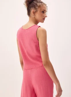 Tie-up reversible cami