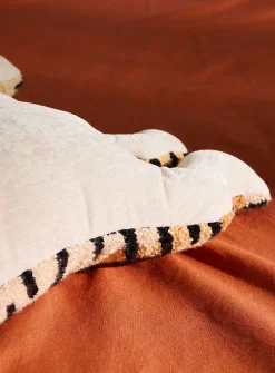 Tiger bouclé cushion