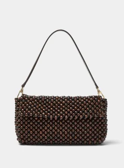 Timmy beaded shoulder bag