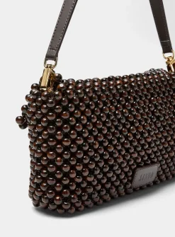 Timmy beaded shoulder bag