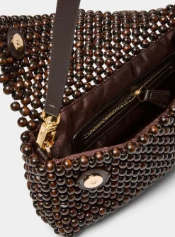 Timmy beaded shoulder bag