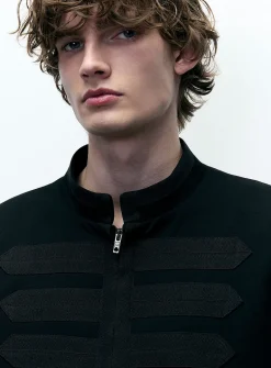 Toggle-style officer jacket