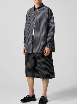 Toluca oversized striped Bermuda short
