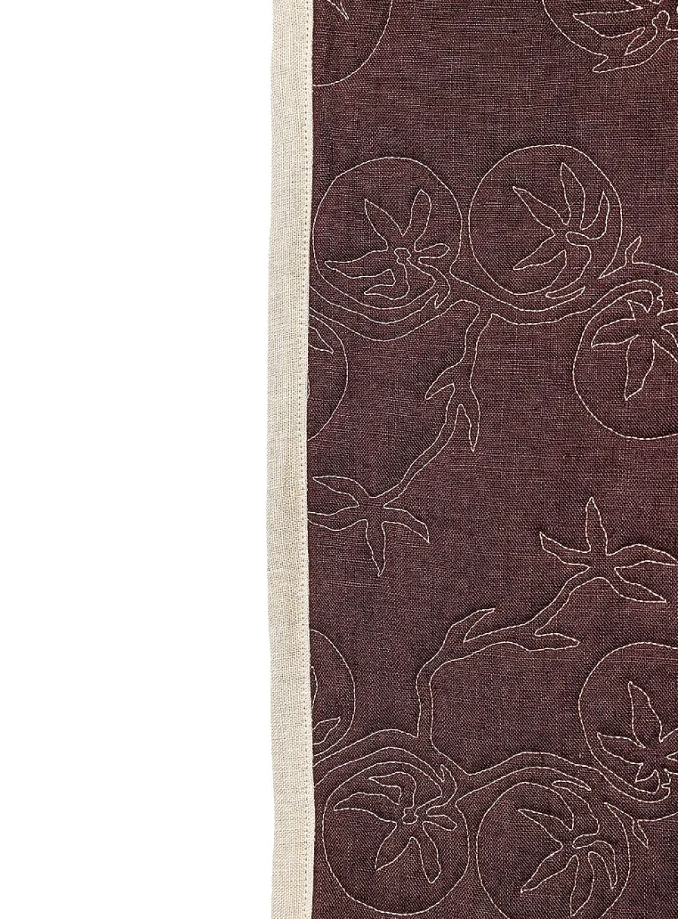 Tomatoes quilt throw