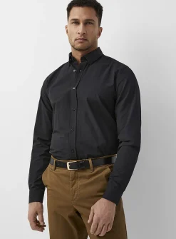 Tone-on-tone jacquard shirt