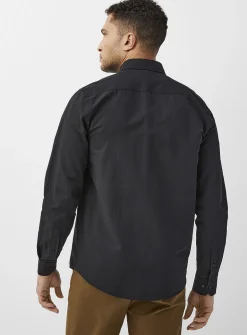 Tone-on-tone jacquard shirt