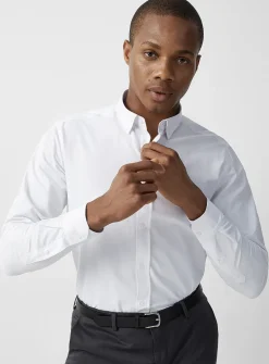 Tone-on-tone jacquard shirt