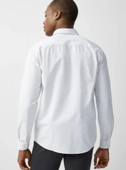 Tone-on-tone jacquard shirt
