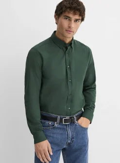 Tone-on-tone jacquard shirt