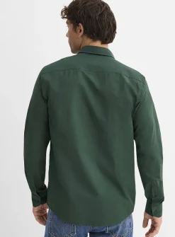 Tone-on-tone jacquard shirt