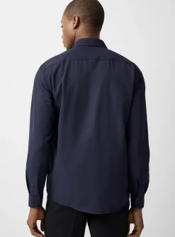 Tone-on-tone jacquard shirt