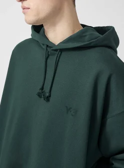 Tone-on-tone logo hoodie