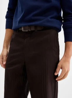 Tone-on-tone stripe pant