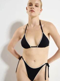 Topstitching and charms bikini