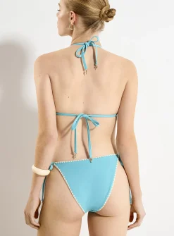 Topstitching and charms bikini