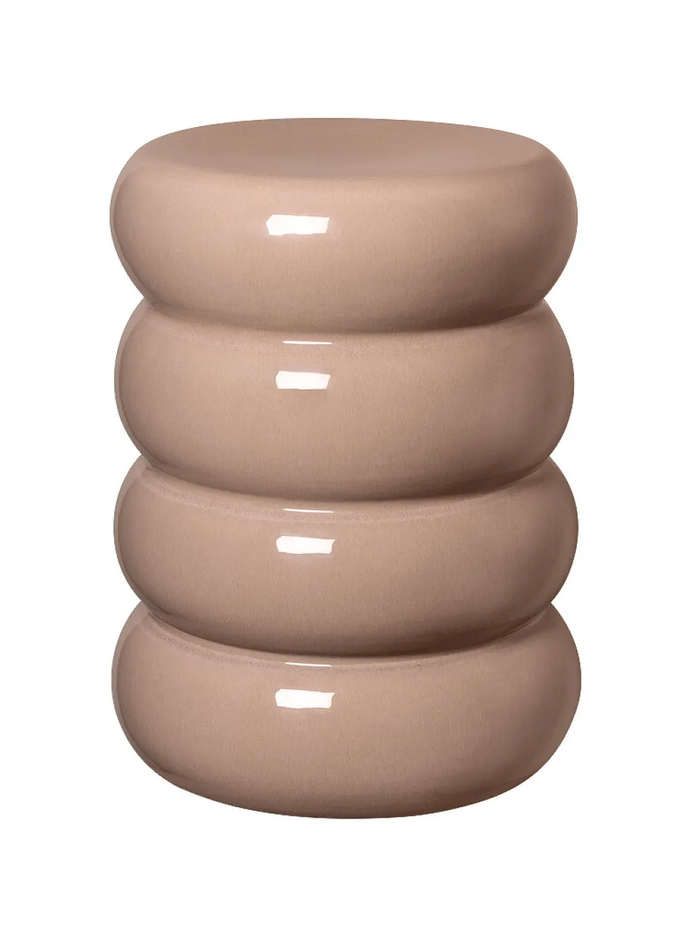 Toru wavy ceramic side table