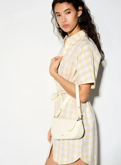 Touch of linen belted shirtdress