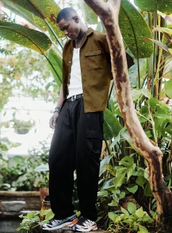 Touch of linen cargo pant