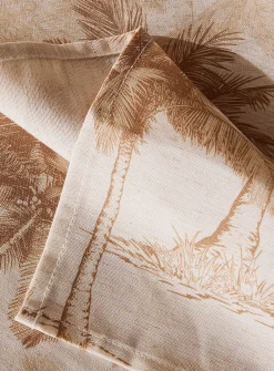 Touch of linen gorgeous palm trees napkins