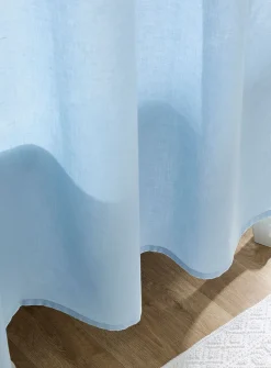 Touch of linen shower curtain