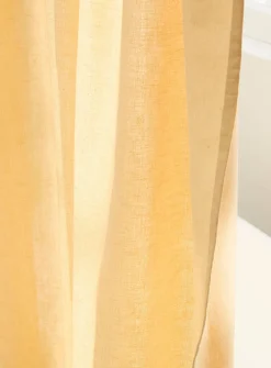 Touch of linen shower curtain