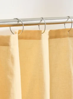 Touch of linen shower curtain