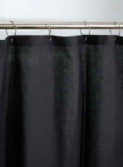 Touch of linen shower curtain