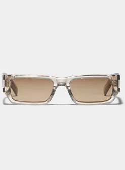 Translucent sleek sunglasses